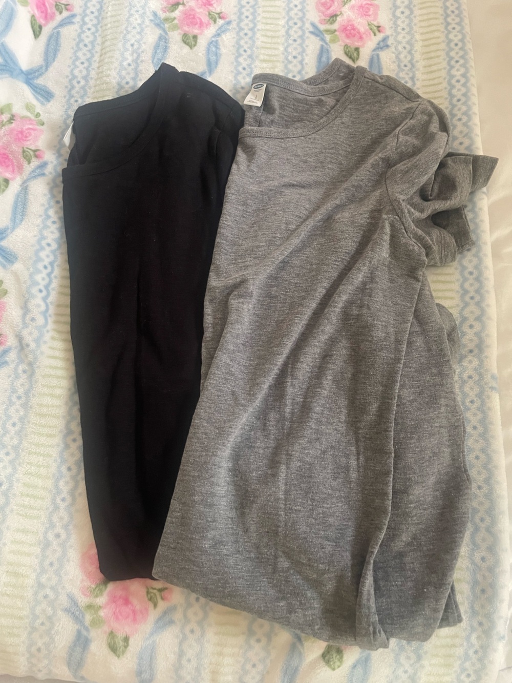Old Navy Black and Gray Women’s Basic Tees